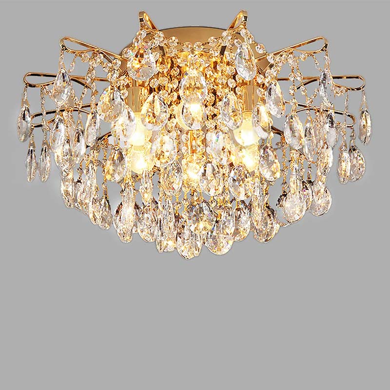 Люстра хрустальная Light House NM-15657/8 FGD D650 Золото