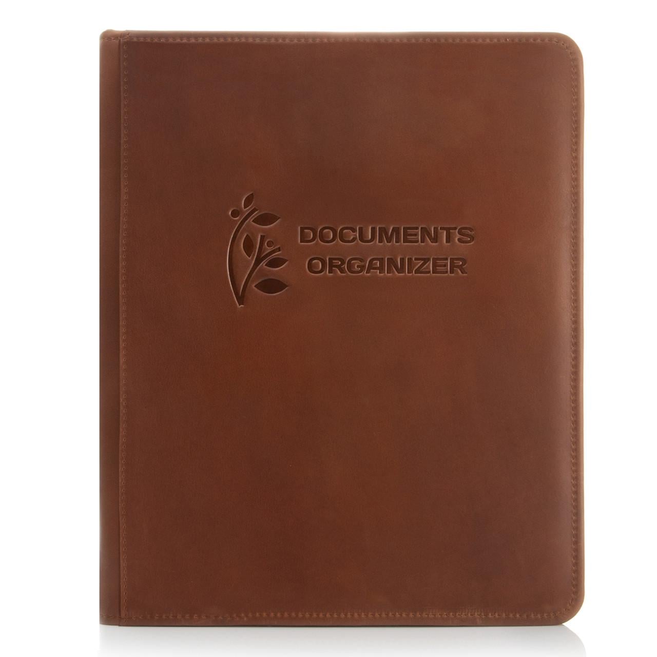 Папка для сімейних документів Classic А4 шкіра Рудий (Н 532-00-308721)