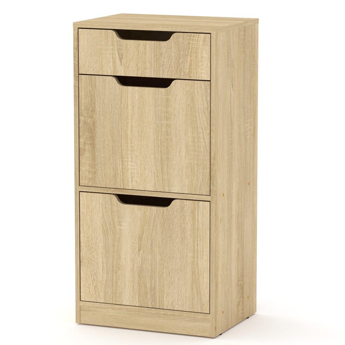 Тумба под обувь Компанит SC-11 50х38х100 см Дуб сонома (28431423) - фото 1