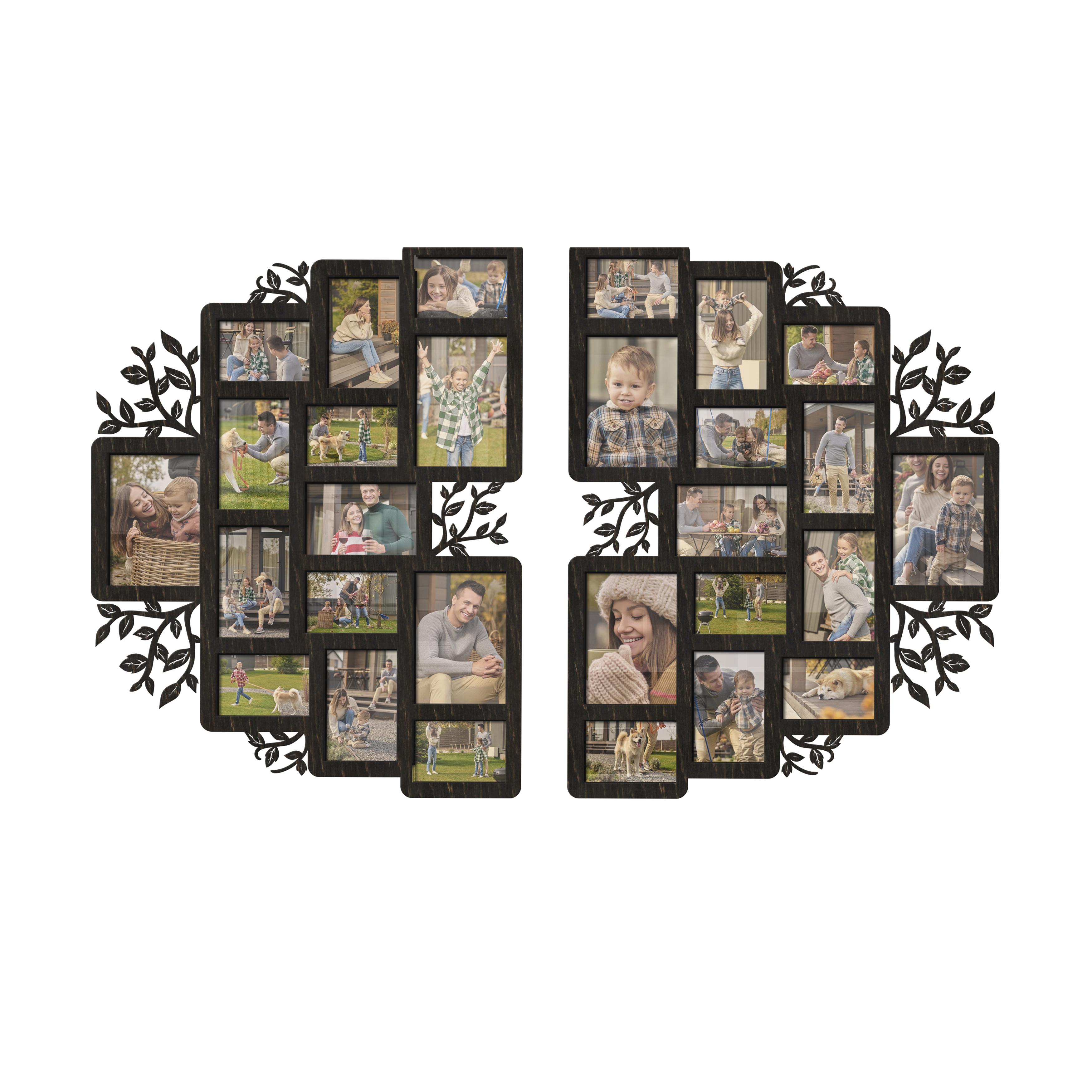 Фото-коллаж The Frame Depot Семейное дерево на 28 фото Черный (decor_inside_trees_2_parts_l-3) - фото 1 Фото-коллаж The Frame Depot Семейное дерево на 28 фото Черный (decor_inside_trees_2_parts_l-3) - фото 1