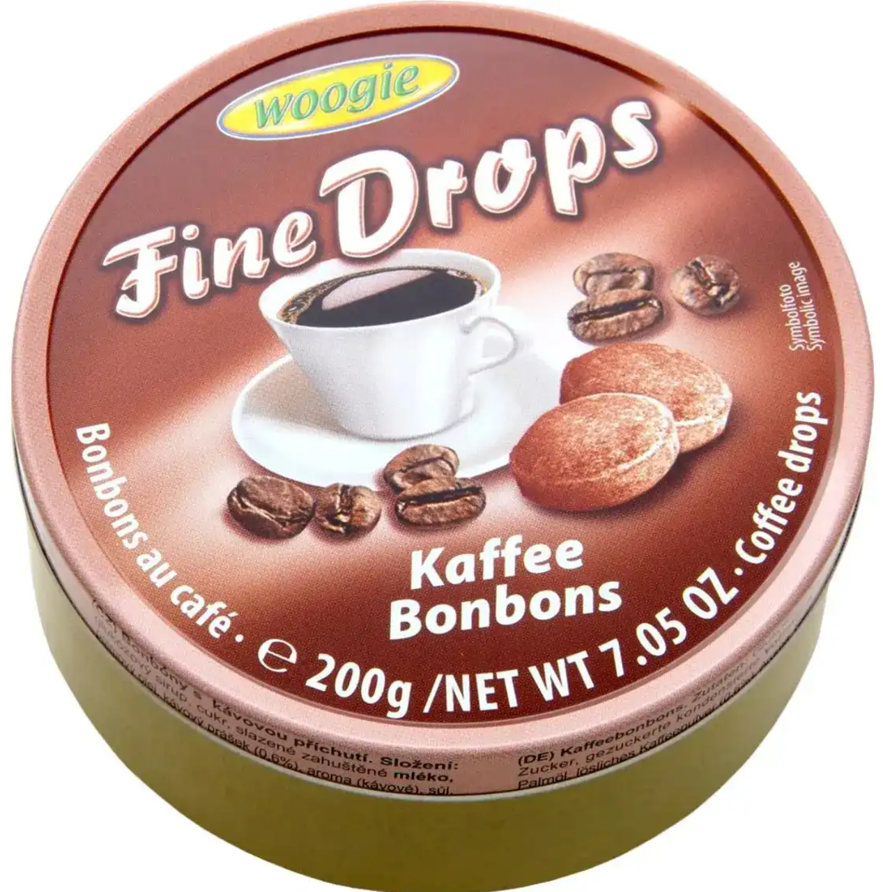 Леденцы Woogie Fine Drops со вкусом кофе 200 г (2550555167)