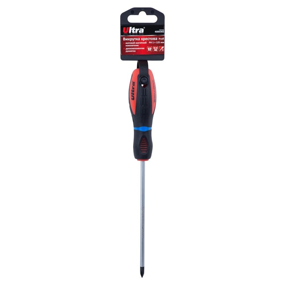 Отвертка ULTRA Profi PH 1x125 мм (10-9-764345)