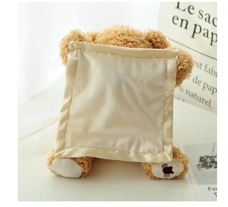 М'яка іграшка плюшевий ведмедик Ку-Ку грає в хованки зі звуком 25 см (M1972R) - фото 3 М'яка іграшка плюшевий ведмедик Ку-Ку грає в хованки зі звуком 25 см (M1972R) - фото 3