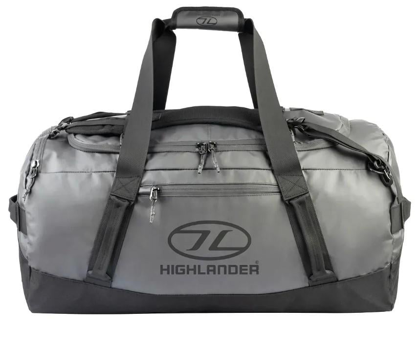 Сумка дорожня водозахисна Highlander Hauler Duffel 90 л Dark Grey (DB134-DGY)