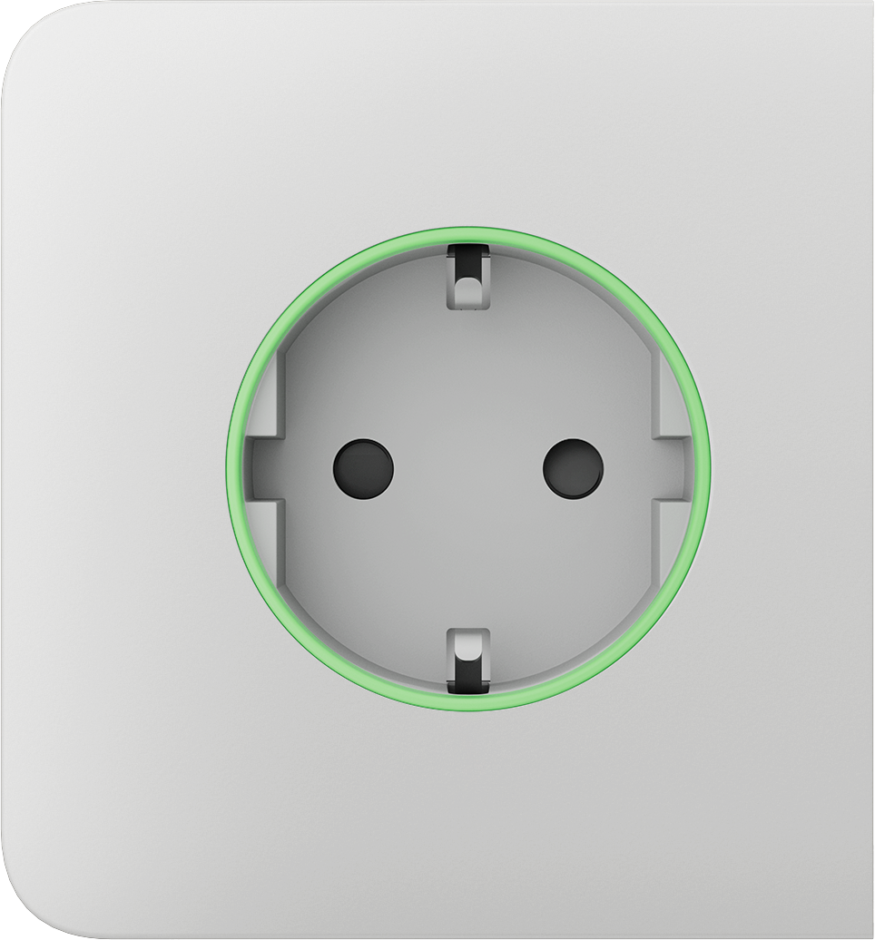 Панель боковая для встроенной розетки Ajax SideCover Smart White (17092)