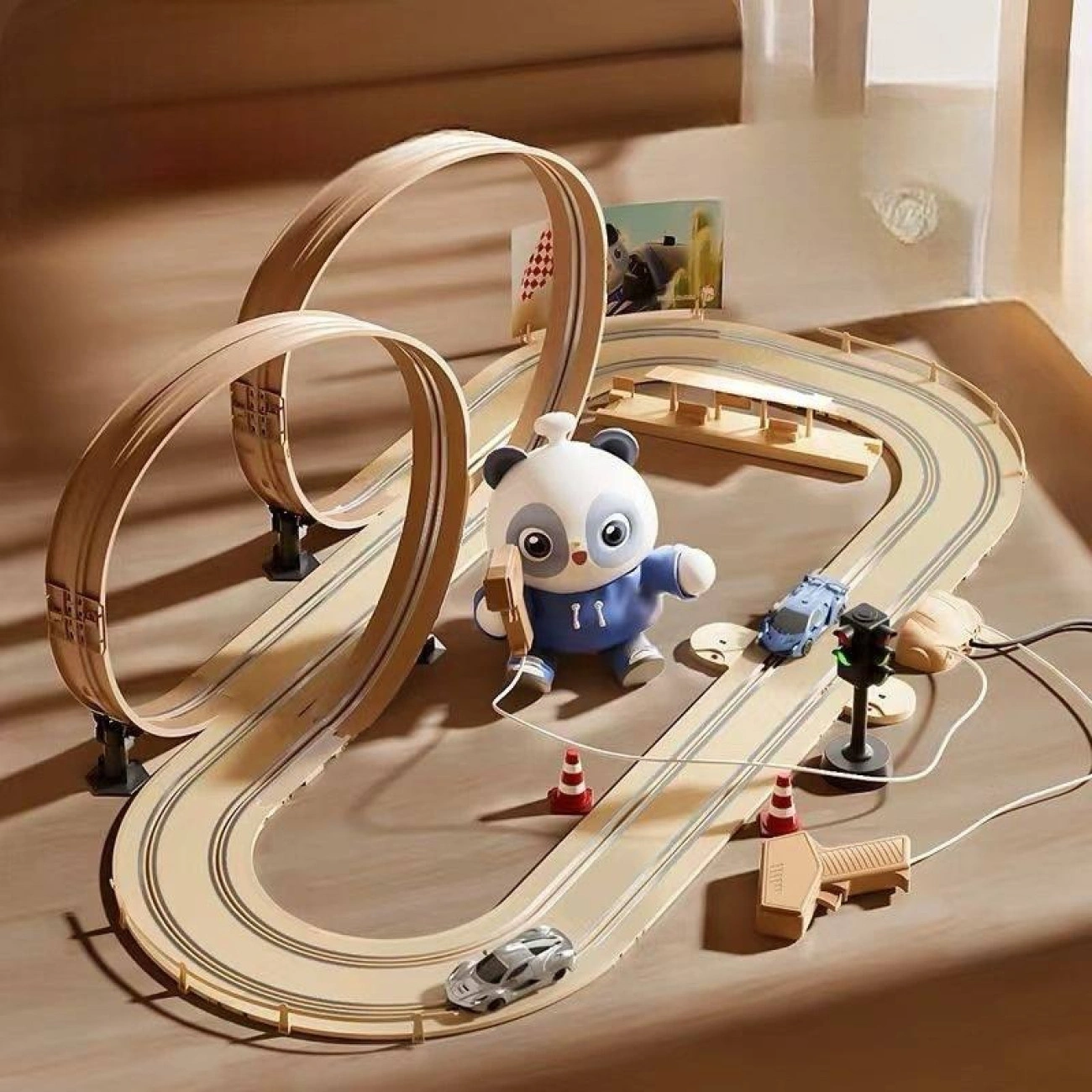 Электротрек детский Car Racing трасса с петлями/машинки и контроллеры (29194976) - фото 3 Электротрек детский Car Racing трасса с петлями/машинки и контроллеры (29194976) - фото 3