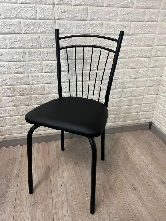 Кухонний стілець Софія 40х40х83 см Чорний (28373802)