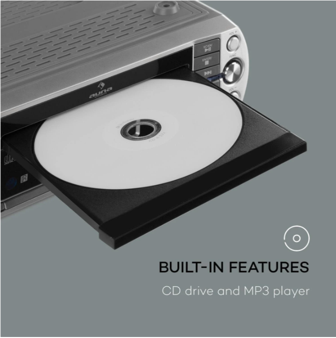 Радио кухонное Auna KR-400 CD с Bluetooth DAB+/FM-тюнером 40 станций 5 Вт (10031894) - фото 5 Радио кухонное Auna KR-400 CD с Bluetooth DAB+/FM-тюнером 40 станций 5 Вт (10031894) - фото 5