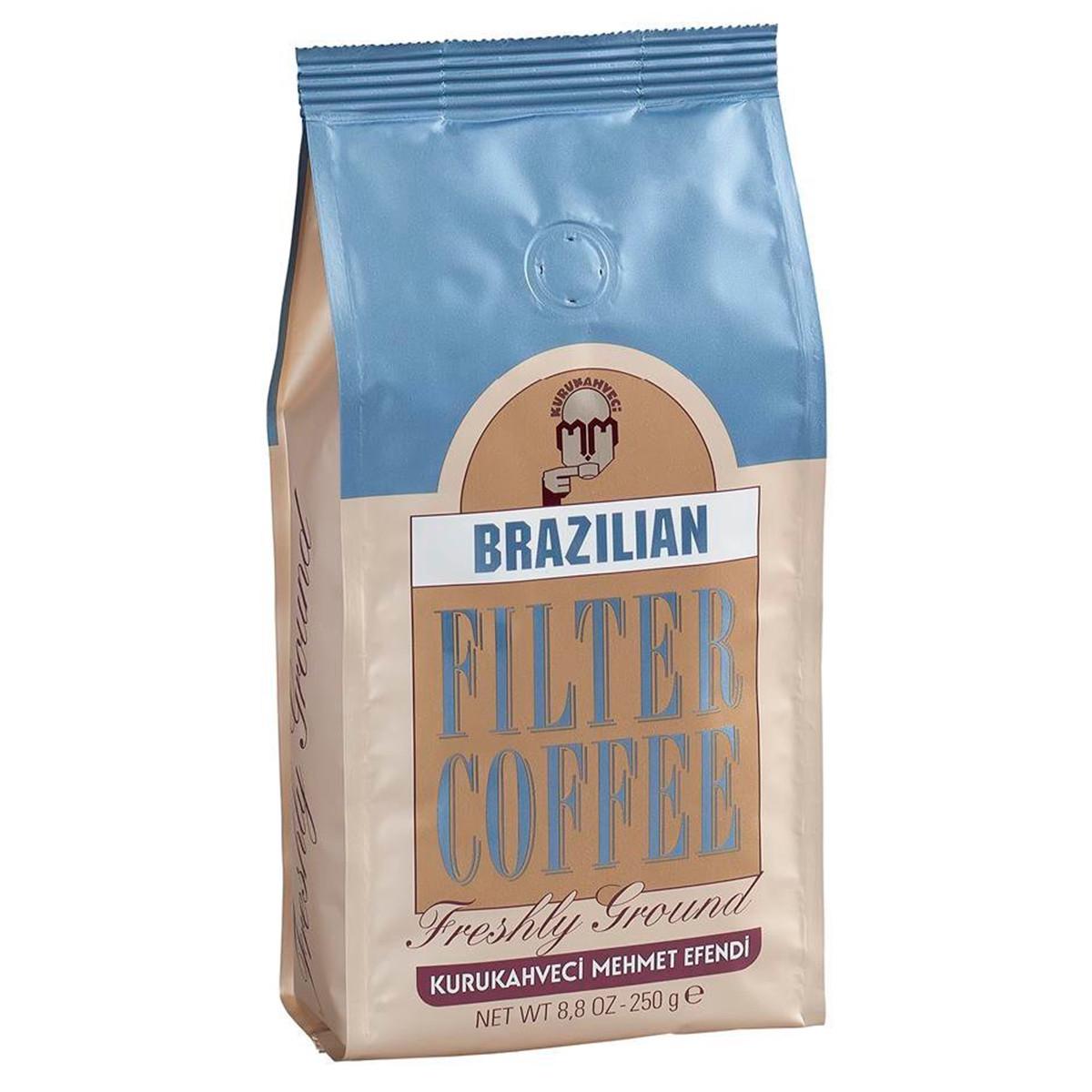 Кофе молотый Brazilian Kurukahveci Mehmet Efendi Filtre Kahve 250 г (2824112918)
