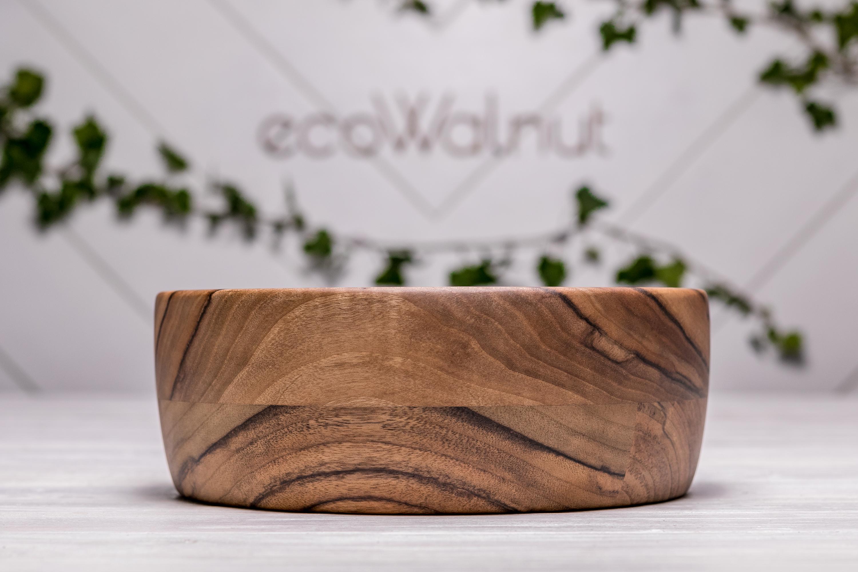 Салатница деревянная EcoWalnut L (EK-25.2) - фото 3 Салатница деревянная EcoWalnut L (EK-25.2) - фото 3
