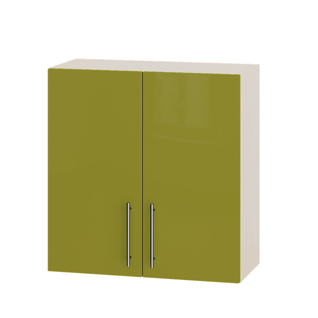 Шафа верхня Еверест Модерн модуль для сушки посуду Верх В06-700 70х30х72 см Олива глянець/Дуб Молочний (05179)