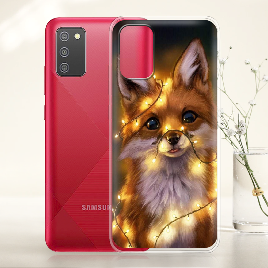 Чохол BoxFace Samsung A025 Galaxy A02S Різдвяна Лисичка Прозорий силікон (41511-up2399-41511) - фото 2