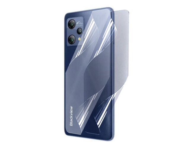 Противоударная гидрогелевая пленка Hydrogel Film для Blackview A53 Pro на заднюю панель, Transparent