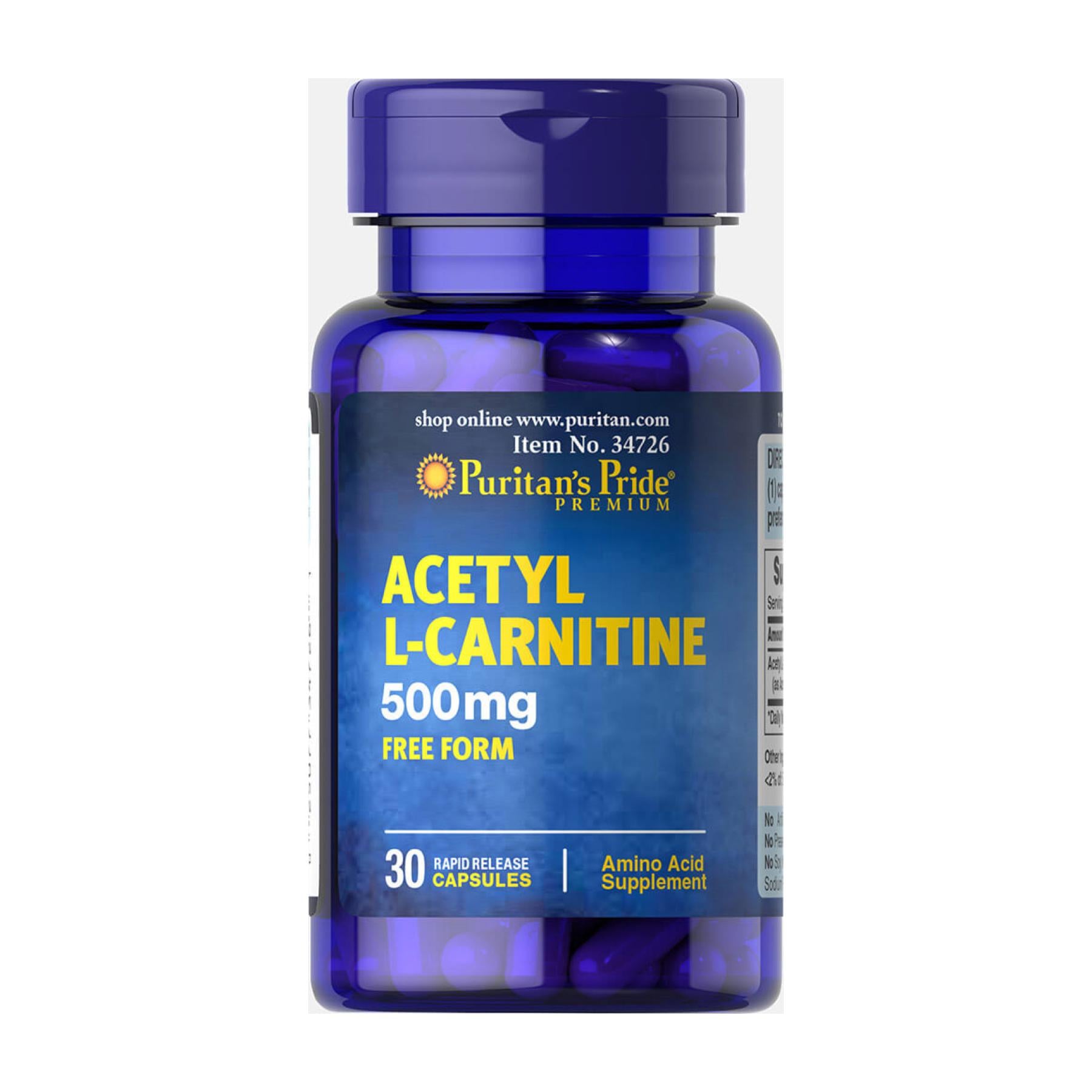 Жиросжигатель Acetyl L-Carnitine 500 mg 30 caps (2022-09-0852)