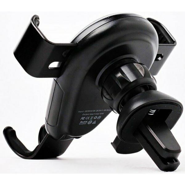 Тримач Awei CW3 Wireless Car Holder Black (F_109292) - фото 4