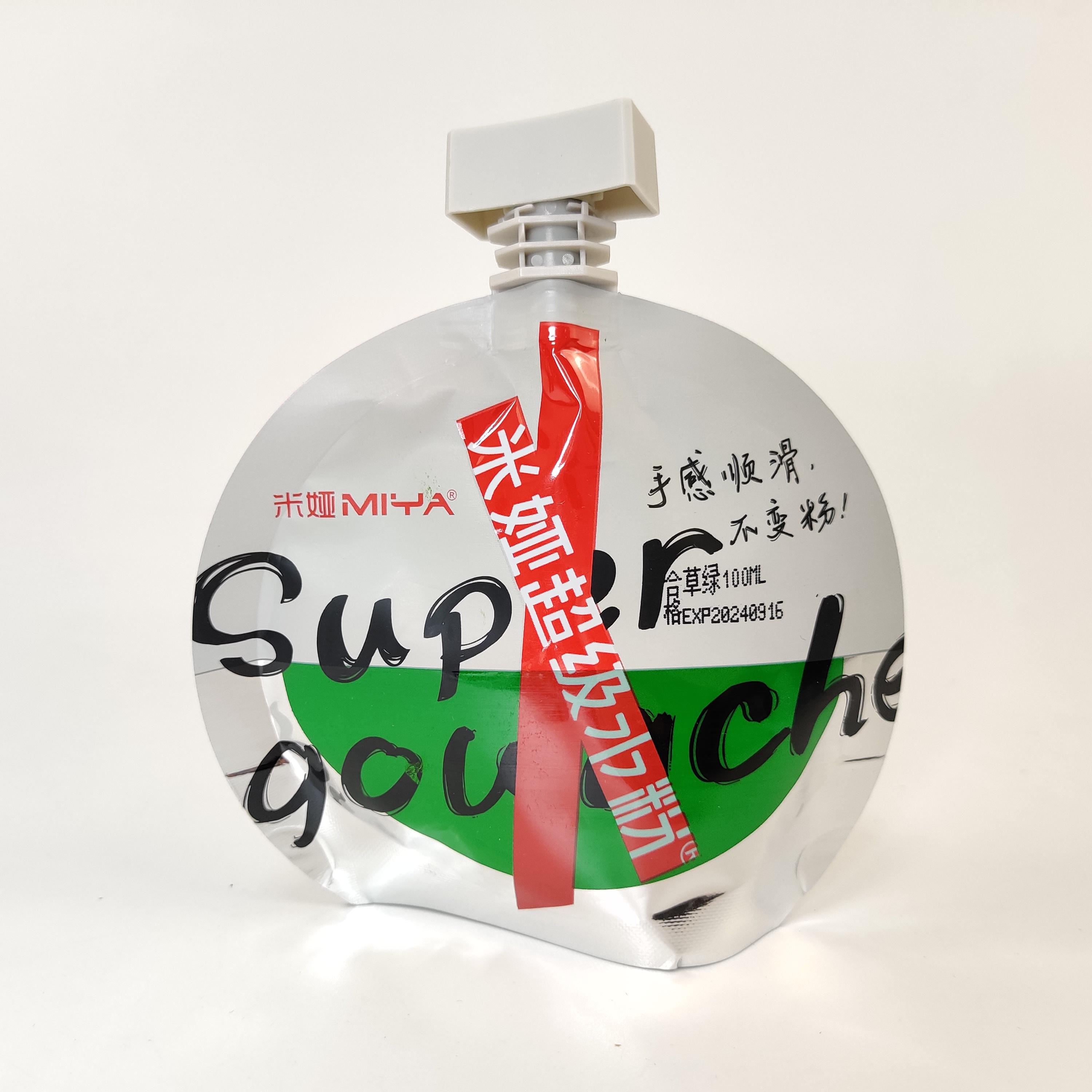 Краска гуашевая HIMI 100 мл софт-пак с дозатором рефил Зеленый (RNG-202064)