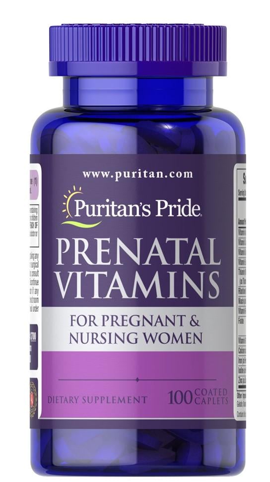 Вітаміни для вагітних Puritans Pride Prenatal Vitamins 100 капс. (1591)