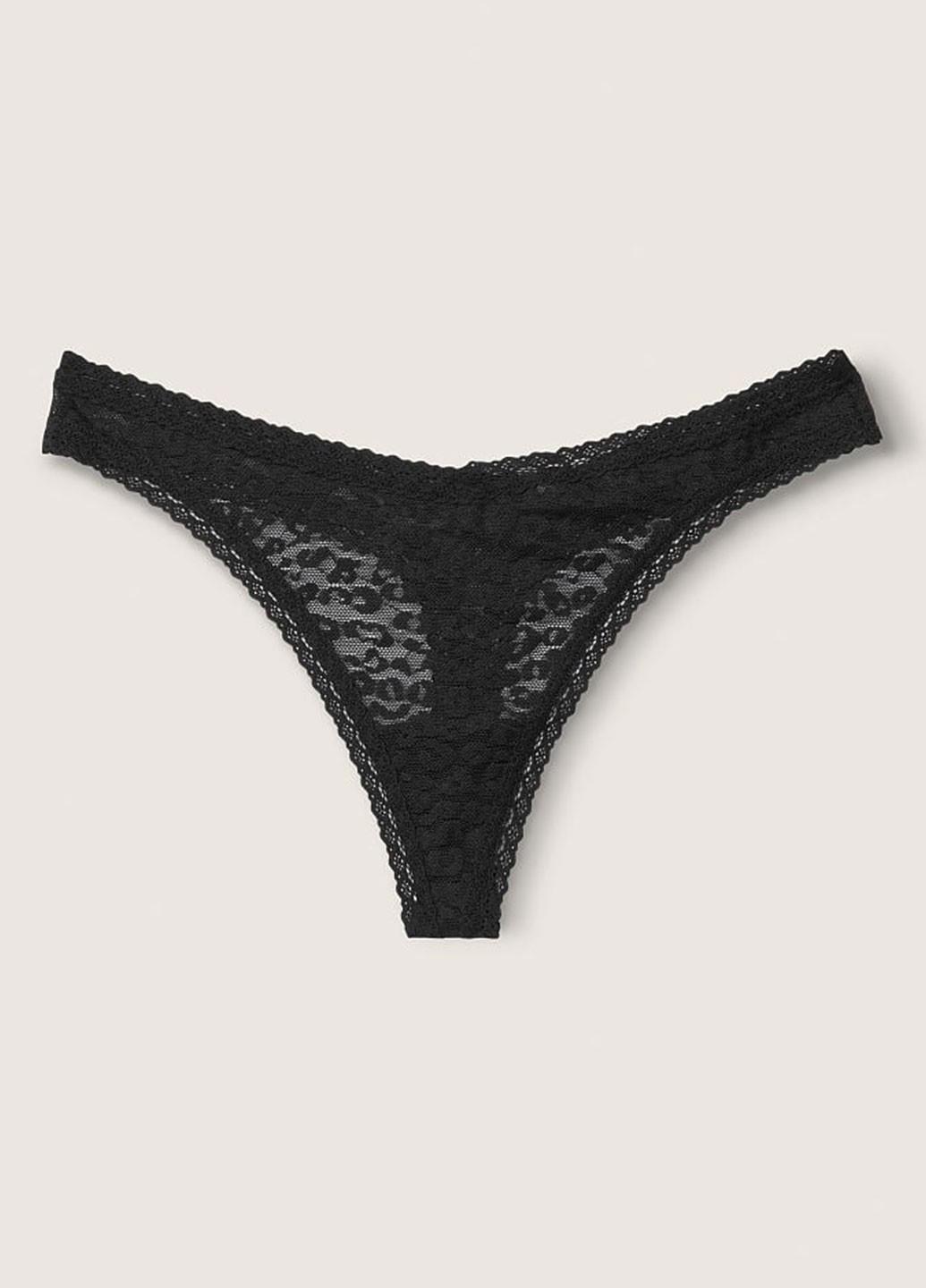 Женские трусы Victoria's Secret XL Черный (00997325QB4XL)