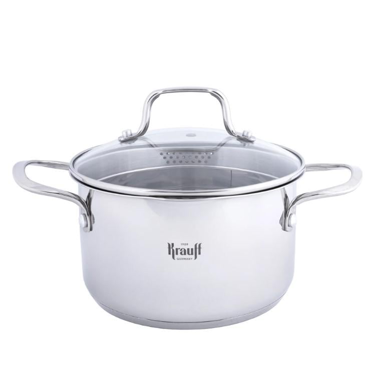 Кастрюля Krauff Cook&Joy со стеклянной крышкой 5,8 л 24 см (ce8e3a2e) Кастрюля Krauff Cook&Joy со стеклянной крышкой 5,8 л 24 см (ce8e3a2e)