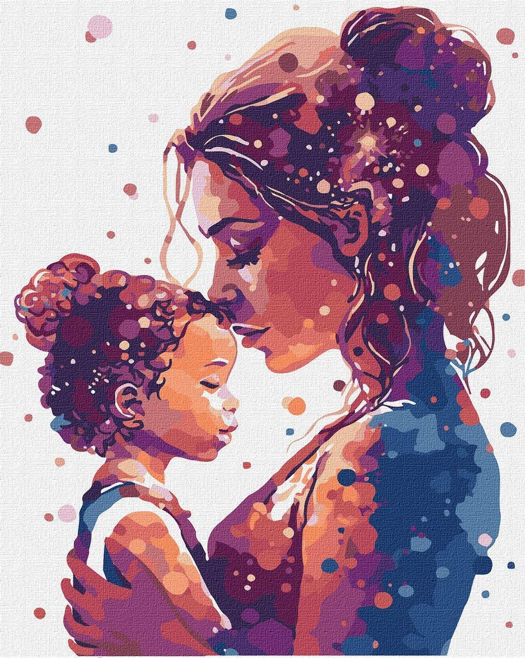 Картина за номерами Ideyka Обійми матері в е 40х50 см (2824287079)