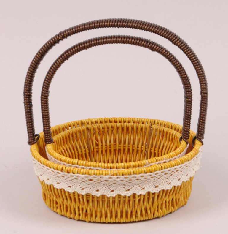 Комплект корзин из искусственного ротанга 2 шт. (46200)