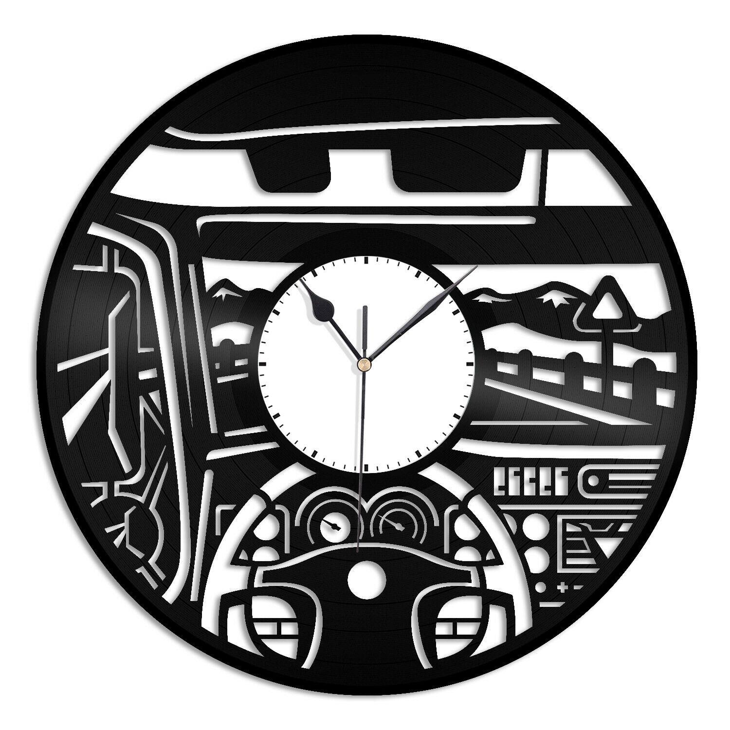 Часы настенные Водитель грузовика 1952 из виниловой пластинки