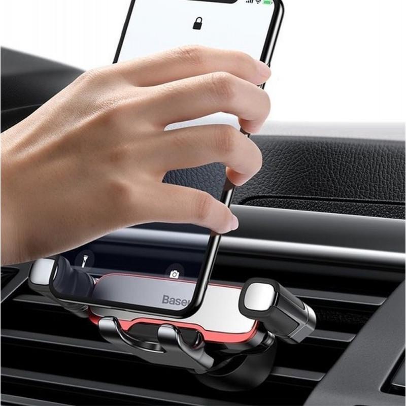 Автодержатель для телефона BASEUS Mr Hui Gravity Car Mount Silver (SUYL-HU0S) - фото 7 Автодержатель для телефона BASEUS Mr Hui Gravity Car Mount Silver (SUYL-HU0S) - фото 7