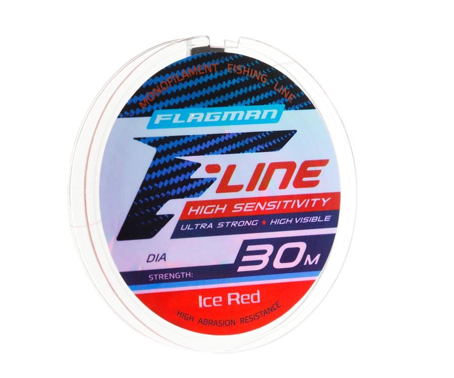 Леска Flagman F-Line Ice Red 30 м 0,08 мм