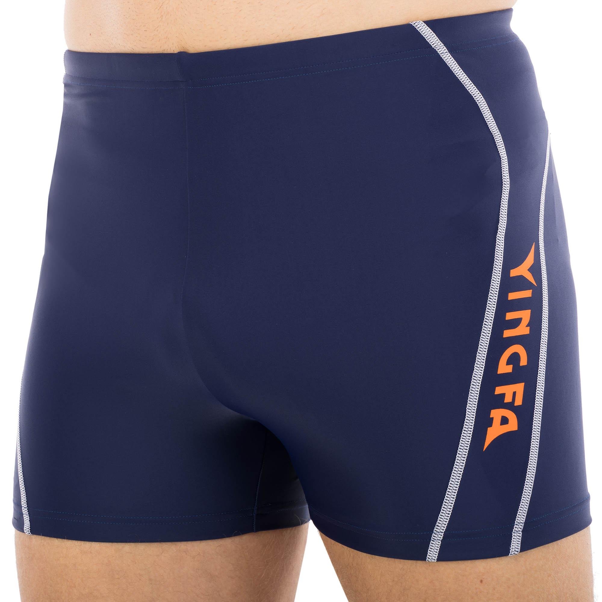 Плавки боксеры мужские для плавания YINGFA 24T858 M Темно-синий (24T858_Темно-синий_M_(155-160)