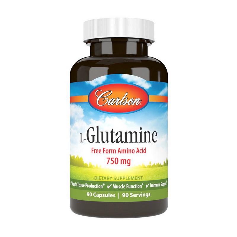 Глютамин Carlson Labs L-Glutamine 750 мг 90 капс. (20524-01) Глютамин Carlson Labs L-Glutamine 750 мг 90 капс. (20524-01)