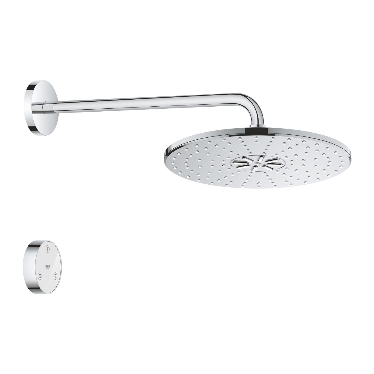 Душ верхній із кронштейном Grohe Rainshower SmartConnect 26640000 320 мм Хром (150536) - фото 4