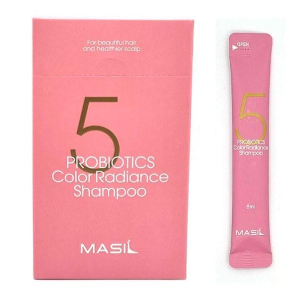Шампунь із пробіотиками для захисту кольору волосся MASIL 5 Probiotics Color Radiance Shampoo 8 мл (1510710157)