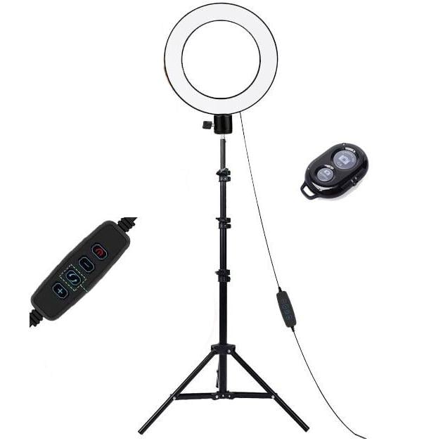 Кольцевая лампа 3в1 Ring Light RL-08 20 см USB со штативом и пультом