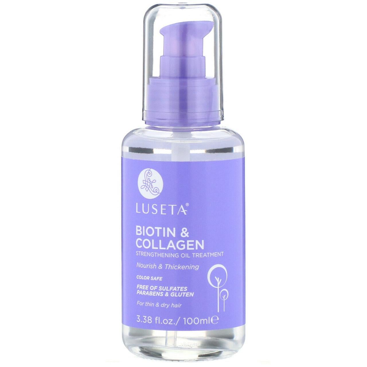 Масло для волос Luseta Biotin&Collagen Strengthening Oil на основе биотин и коллагена 100 мл Масло для волос Luseta Biotin&Collagen Strengthening Oil на основе биотин и коллагена 100 мл