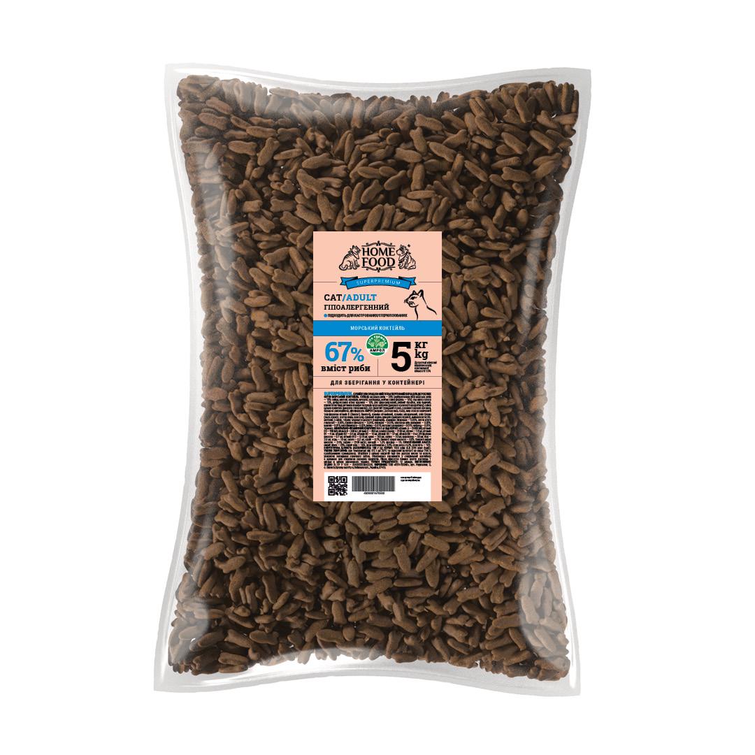 Корм HOME FOOD гипоаллергенный Морской коктейль 5 кг - фото 1