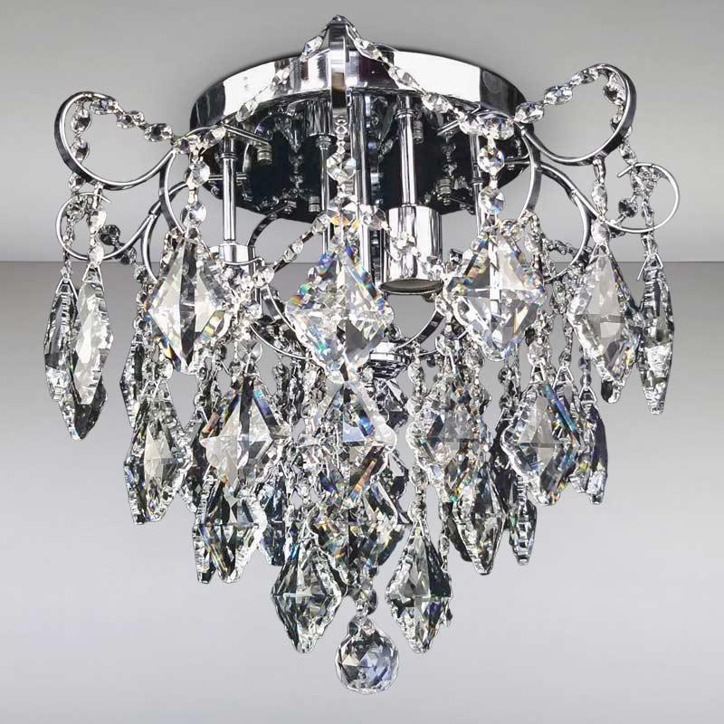 Люстра потолочная хрустальная Light House NM-15655/4 CR Хром (16165)