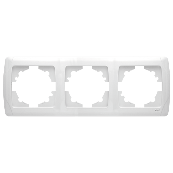 Рамка для розетки Viko Carmen 3-я Белый (90571103)