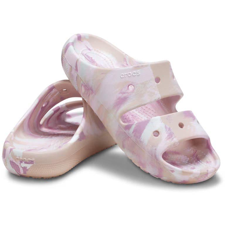 Сандалии женские Crocs Classic Marbled Sandal V2 M7W9 р. 39/40 25 см Quartz/Multi (211563) - фото 3 Сандалии женские Crocs Classic Marbled Sandal V2 M7W9 р. 39/40 25 см Quartz/Multi (211563) - фото 3
