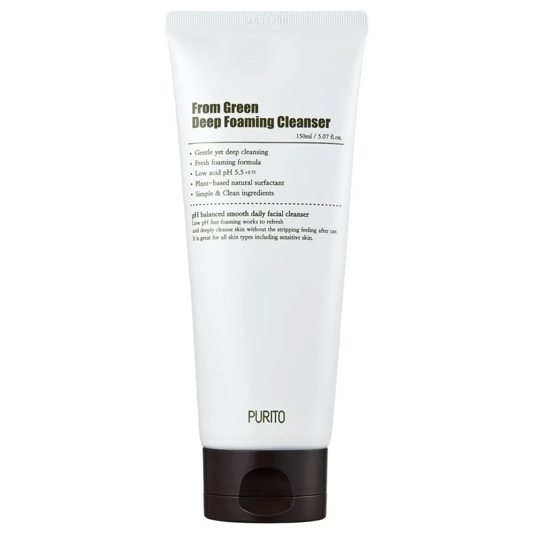 Пенка для умывания Purito From Green Deep Foaming Cleanser с центеллой и зеленым чаем 150 мл (100354 ) Пенка для умывания Purito From Green Deep Foaming Cleanser с центеллой и зеленым чаем 150 мл (100354 )