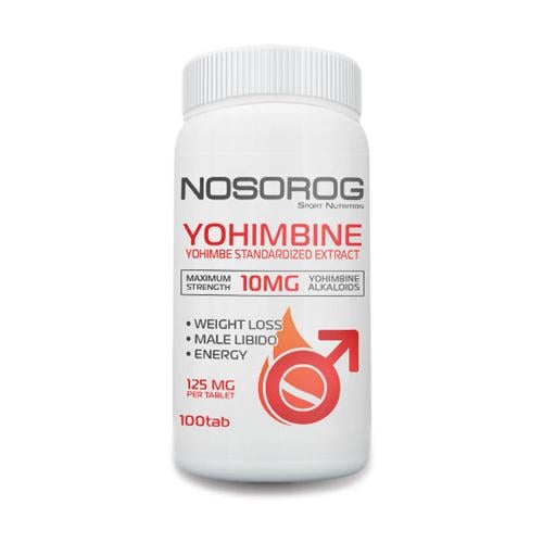 Тестостероновий бустер Nosorog Nutrition Yohimbine 100 Tabs - фото 1