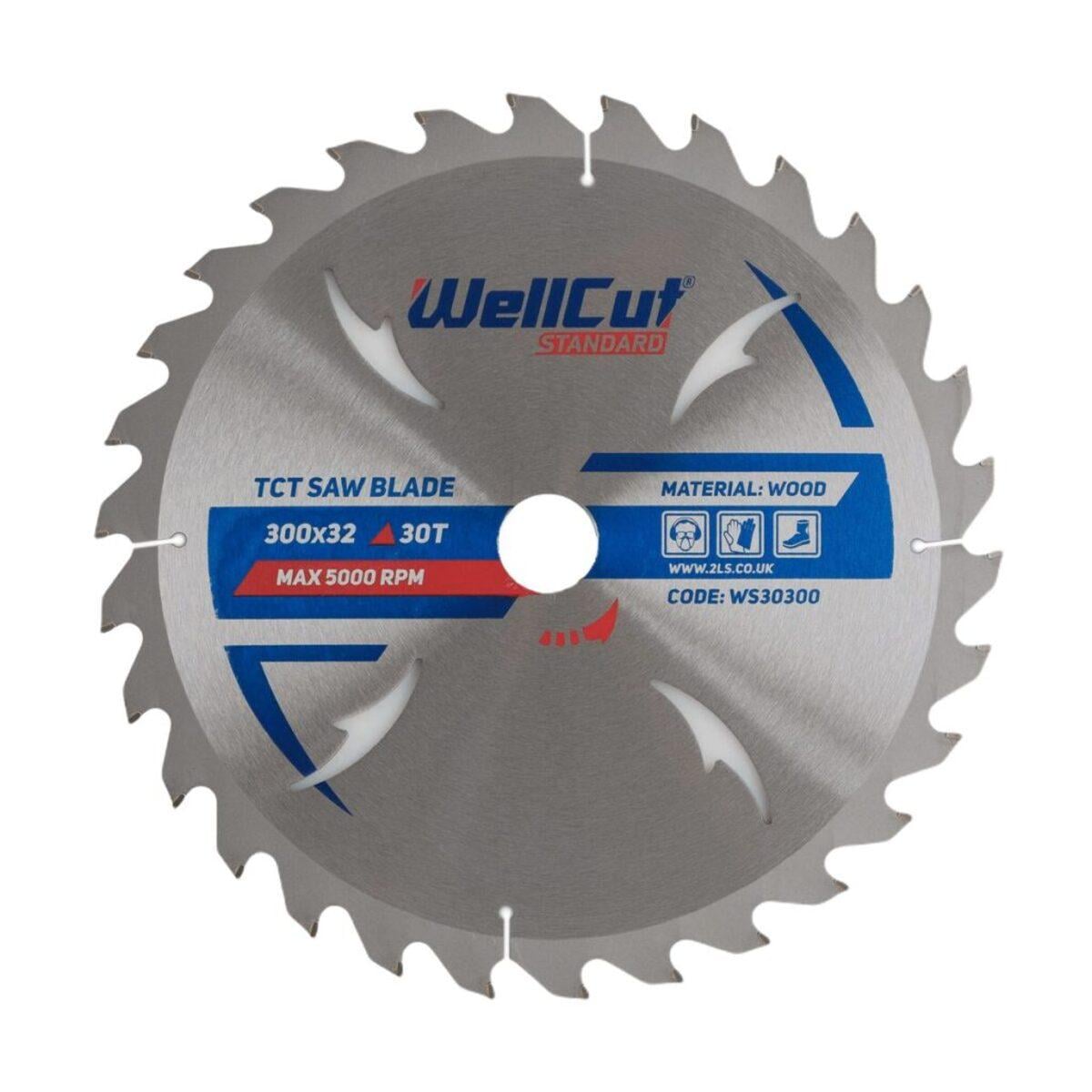 Пильный диск по дереву WellCut Standard 300х32 мм 30T 10 шт. (018066)