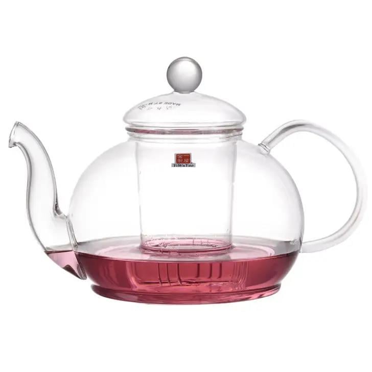 Заварювальний чайник YiWuYao FH-201MF скляний 1000 мл (629)