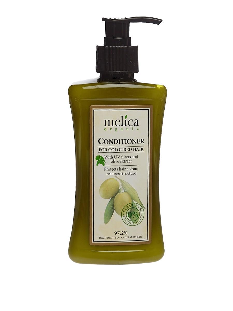 Кондиционер для окрашенных волос Melica Organic с уф-фильтрами и экстрактом оливок 300 мл (4770416340675)