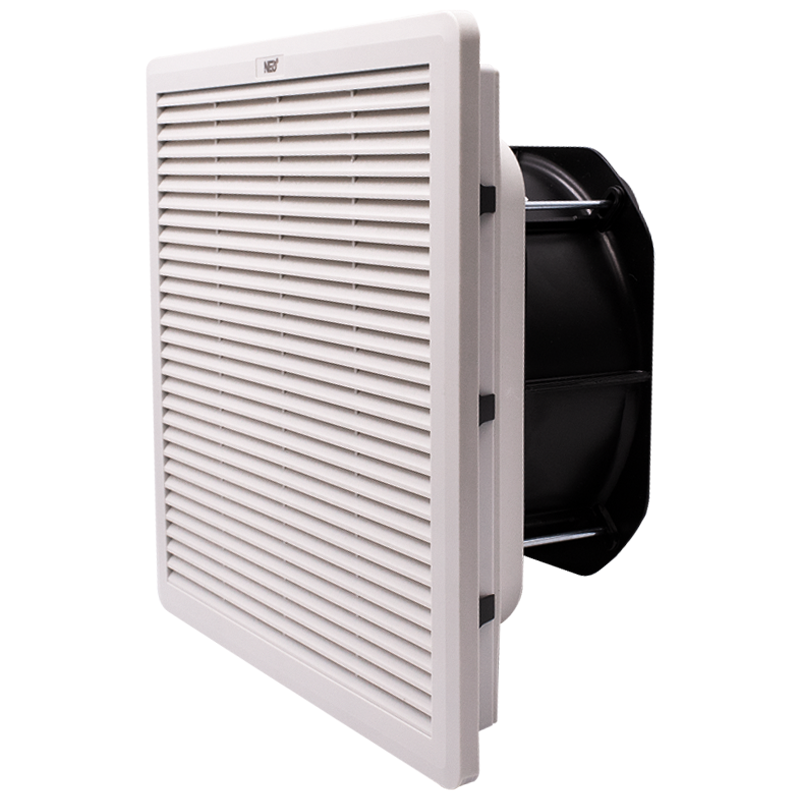Вентилятор с фильтром CNC NTL-SFF322 700 м3/ч 80 Вт 230 В AC 291x291 мм IP54 для шкафов (Б00044274)