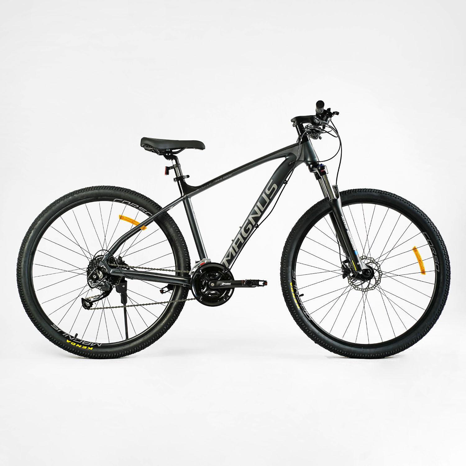 Велосипед спортивный Corso MAGNUS 29" 27 скоростей рама алюминиевая 19" оборудование Shimano Black (138307) Велосипед спортивный Corso MAGNUS 29" 27 скоростей рама алюминиевая 19" оборудование Shimano Black (138307)