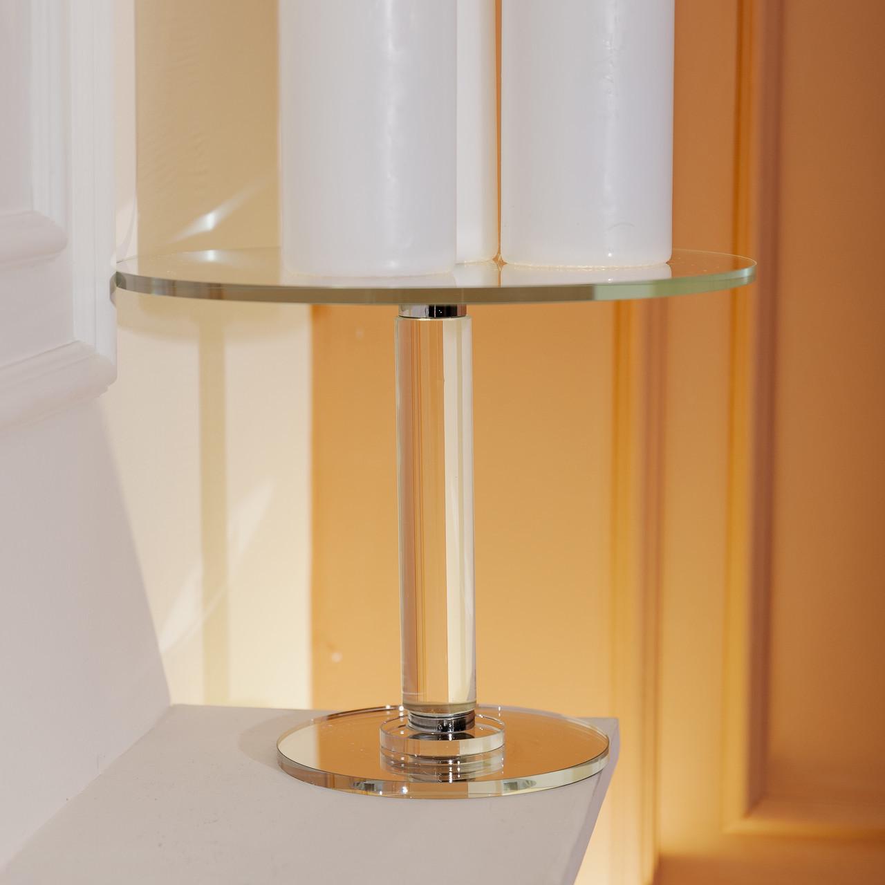 Тортовница стеклянная на ножке HP-4-83M 30х24 см Прозрачный (A-034112) - фото 4 Тортовница стеклянная на ножке HP-4-83M 30х24 см Прозрачный (A-034112) - фото 4