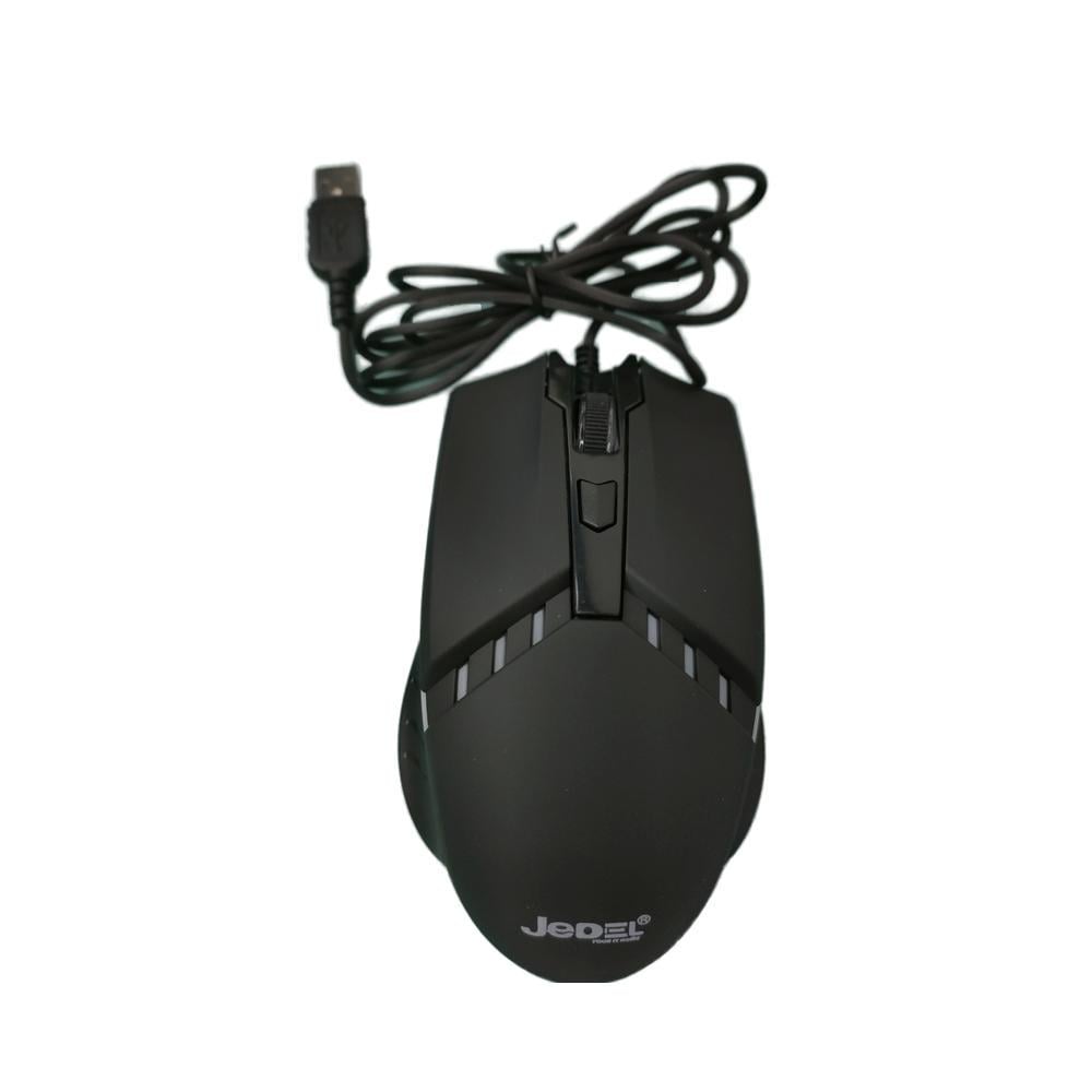 Мышь ведущая JEDEL M82 4D Wired Mouse с RGB-подсветкой оптическая DPI 800-1200-1600 USB Black (180895) Мышь ведущая JEDEL M82 4D Wired Mouse с RGB-подсветкой оптическая DPI 800-1200-1600 USB Black (180895)