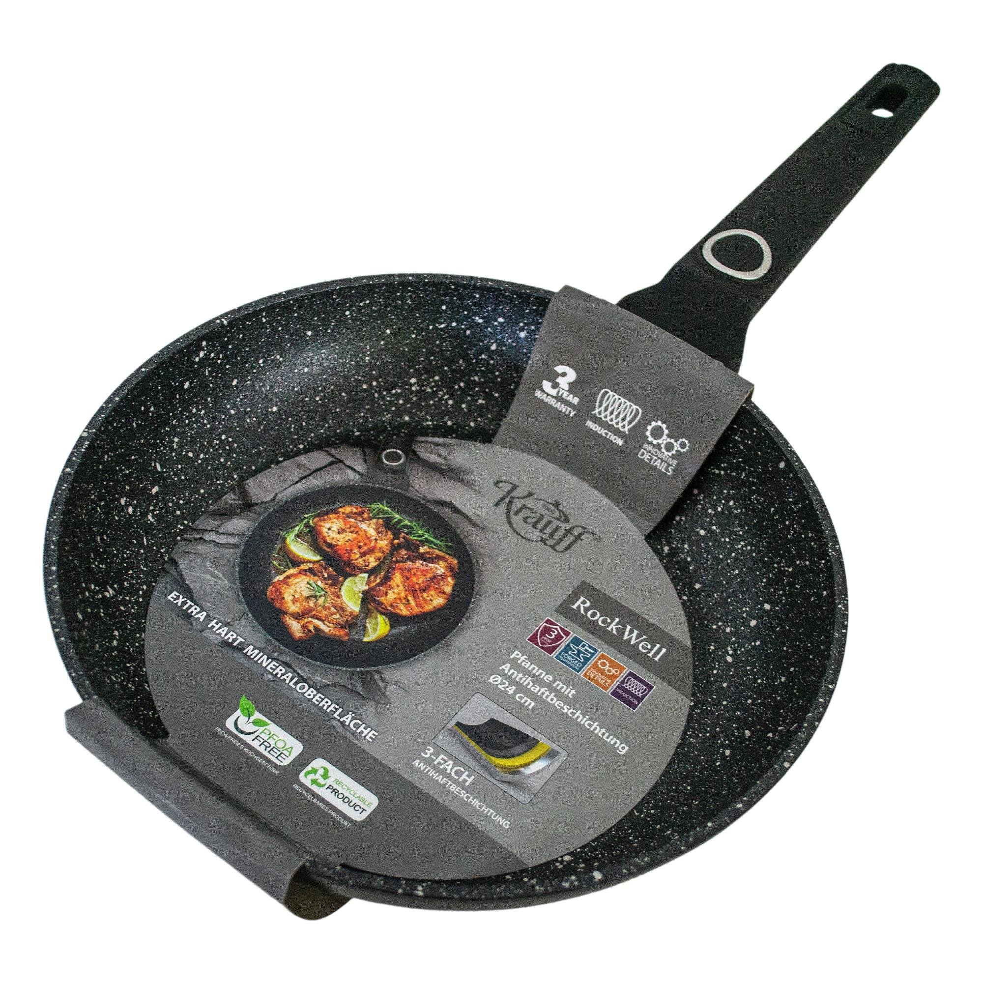 Сковорідка Krauff RockWell Vizo з антипригарним покриттям 24 см (25-45-106)