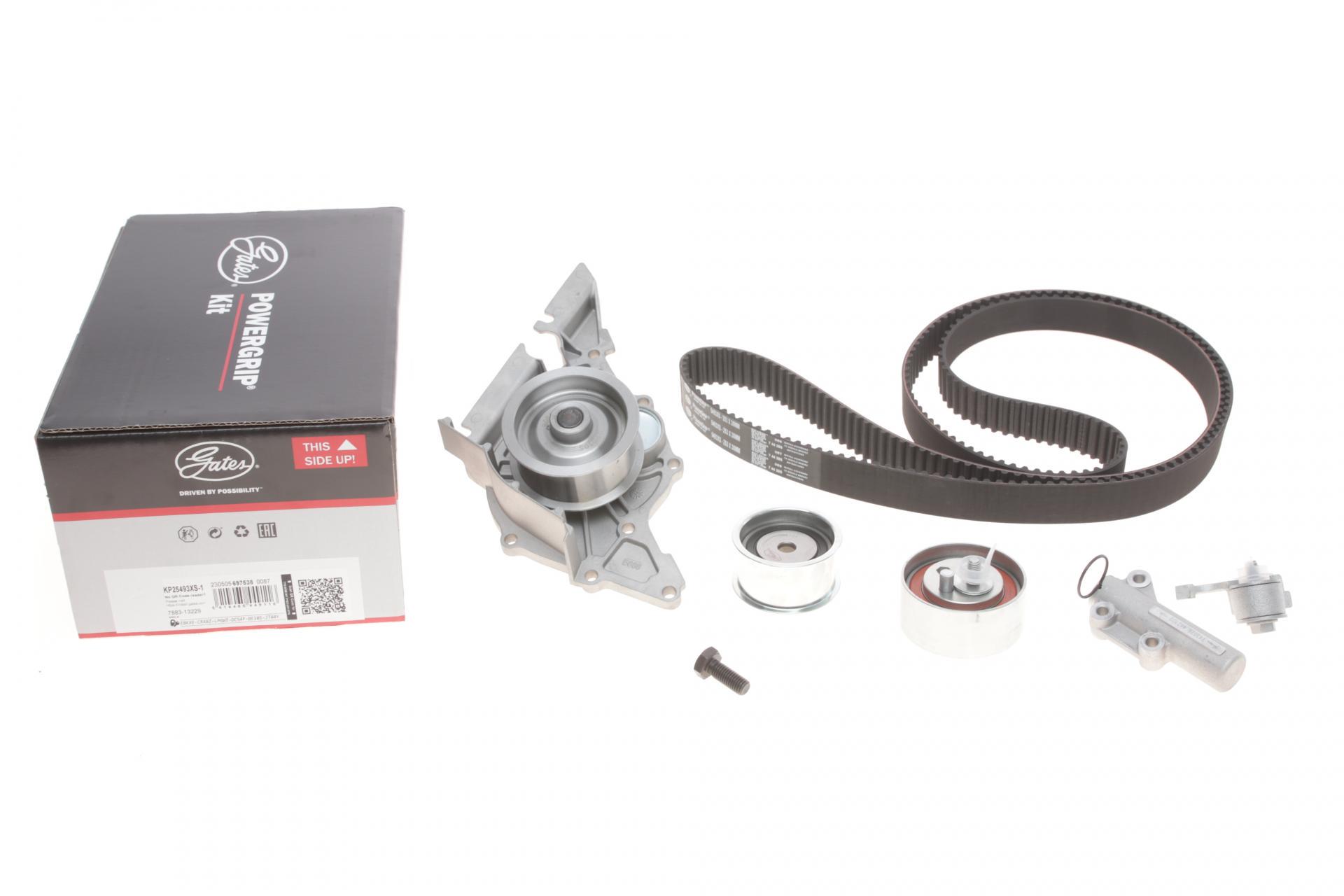 Комплект ГРМ с помпой Audi A4/A6/A8/Skoda Superb/VW Passat B5 2.4-2.8 V6 95-08 30x253z (KP25493XS-1 GATES)