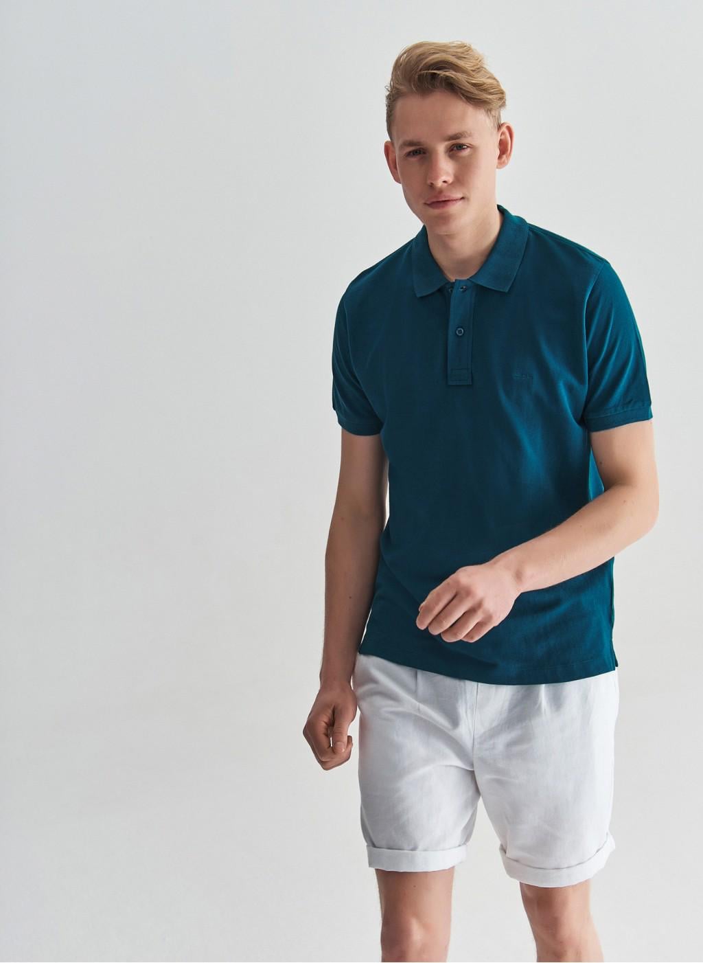 Поло мужское Pako Lorente P22SN-TX-001-I L Зеленый Поло мужское Pako Lorente P22SN-TX-001-I L Зеленый